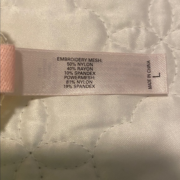 Victoria's Secret Sheer Green Floral Bra, 38C, with matching pantie, size large. - Picture 14 of 15